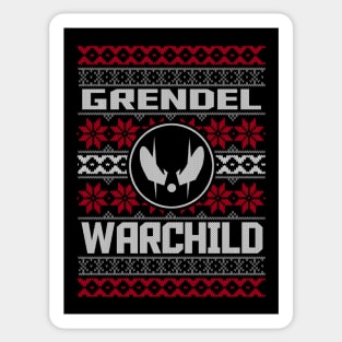 Ugly Christmas Sweater - Grendel Sticker